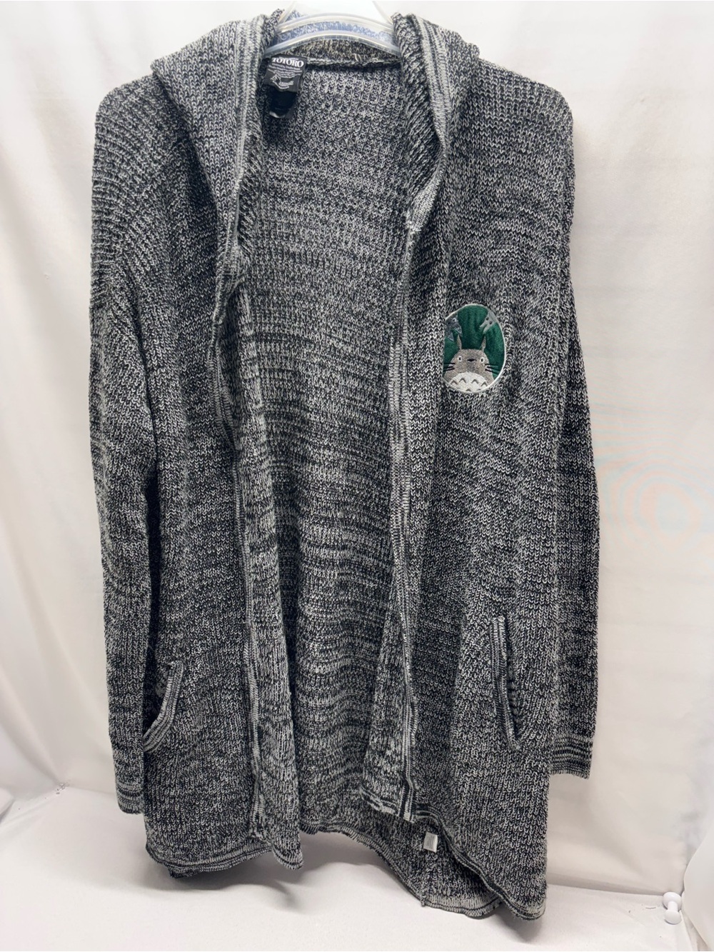 Vtg Her Universe Studio Ghibli My Neighbor Totoro Hooded Open Cardigan Sz XL